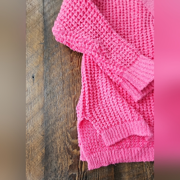 FREE PEOPLE Sweater Pink Size Small - Picture 6 of 6